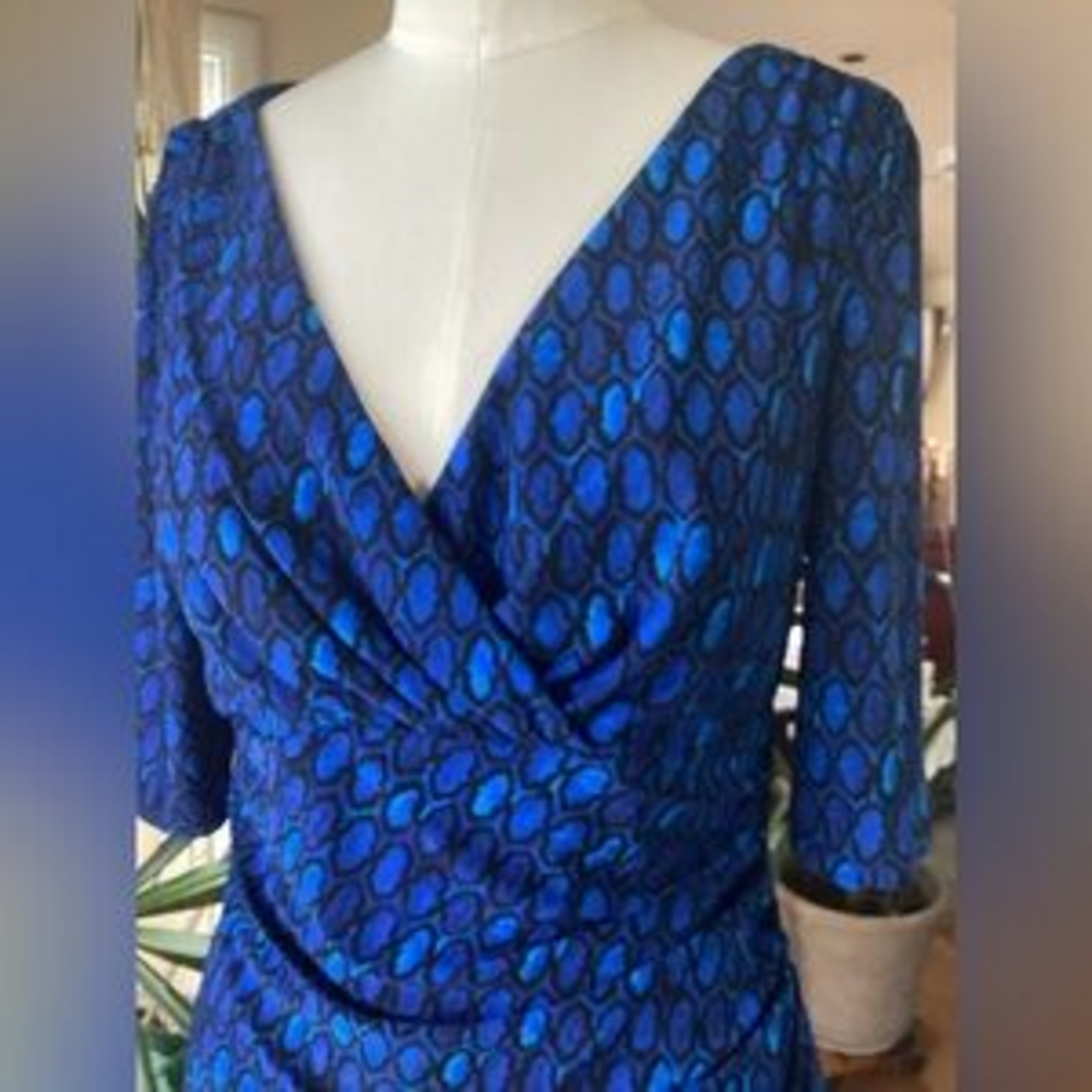 Ralph Lauren dress size 8 in Blue - Picture 5 of 5